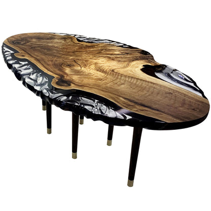 Calabria Walnut Wood Dining Table