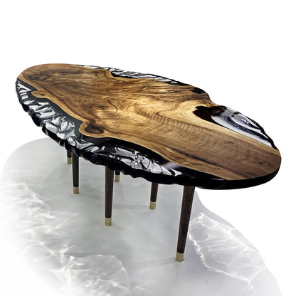 Calabria Walnut Wood Dining Table