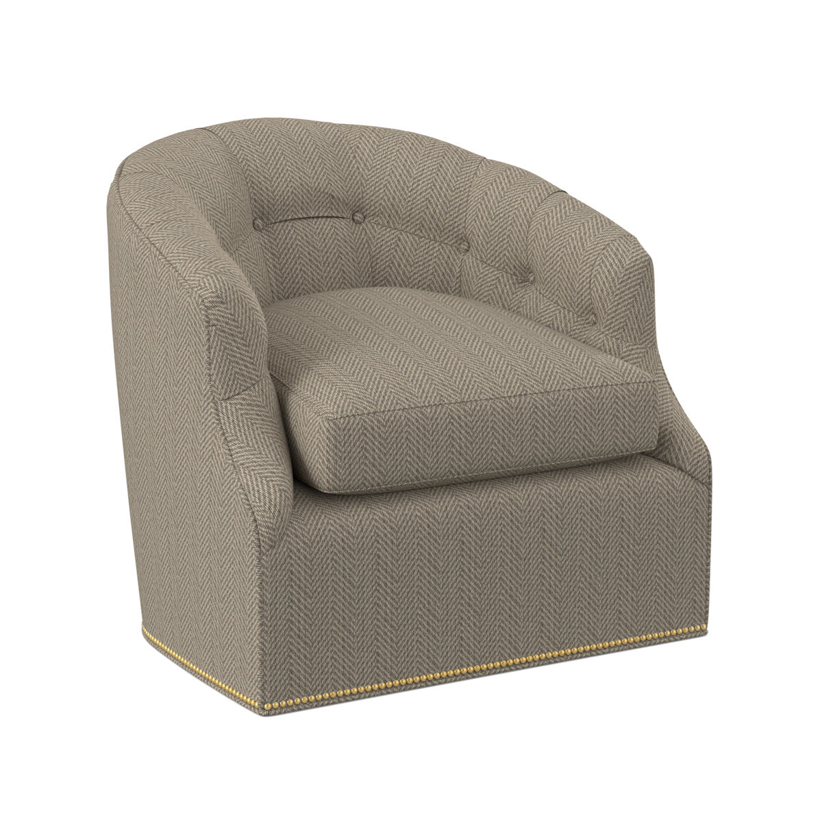 Calvert Swivel Barrel Chair