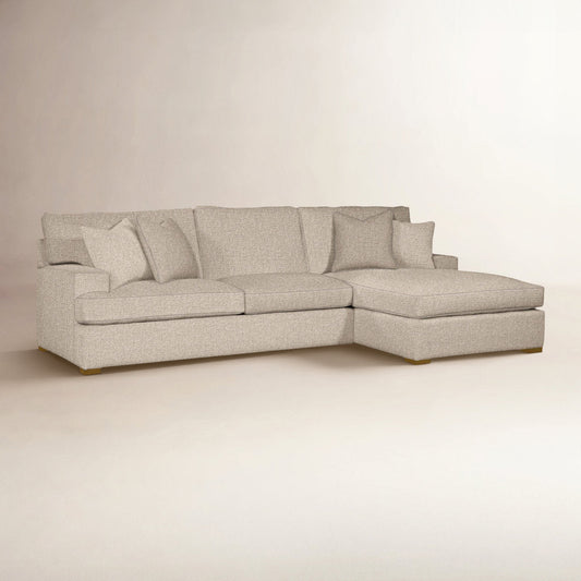 Braxton Culler Cambria 123 Wide Left Hand Facing Down Cushion Sofa Chaise