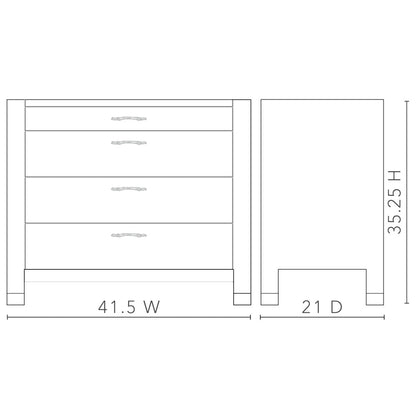 Camden Large 4 Drawer