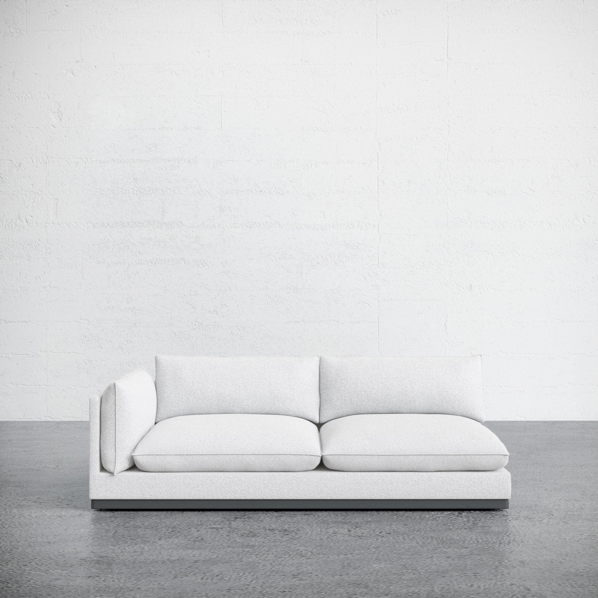 Case Canvas Camden Sofa Nathan White 2 Piece