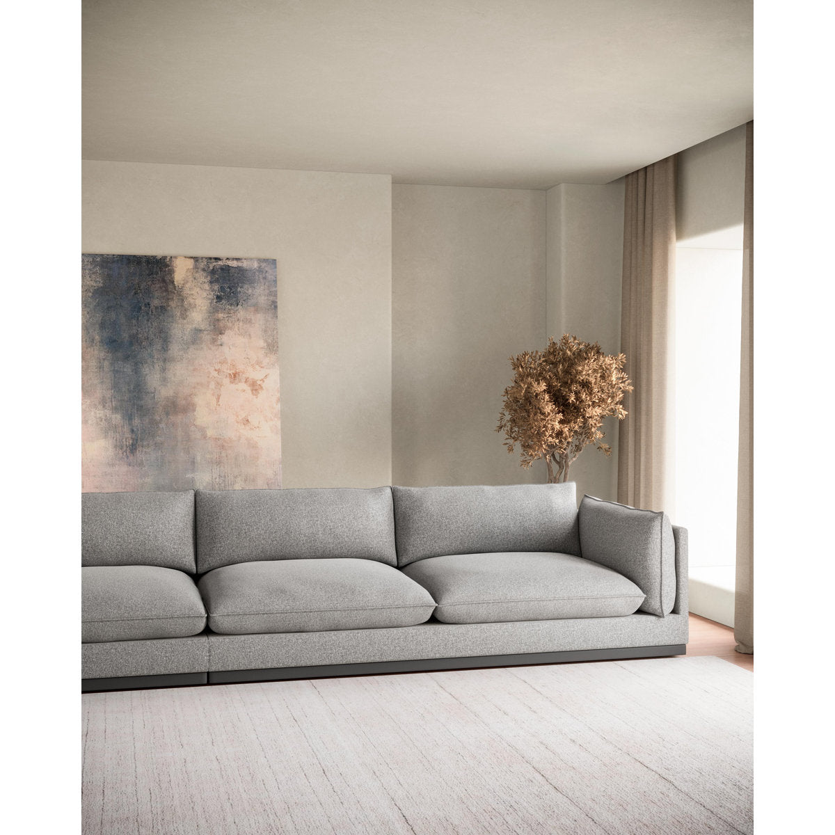 Case Canvas Camden Sofa Nathan White 2 Piece