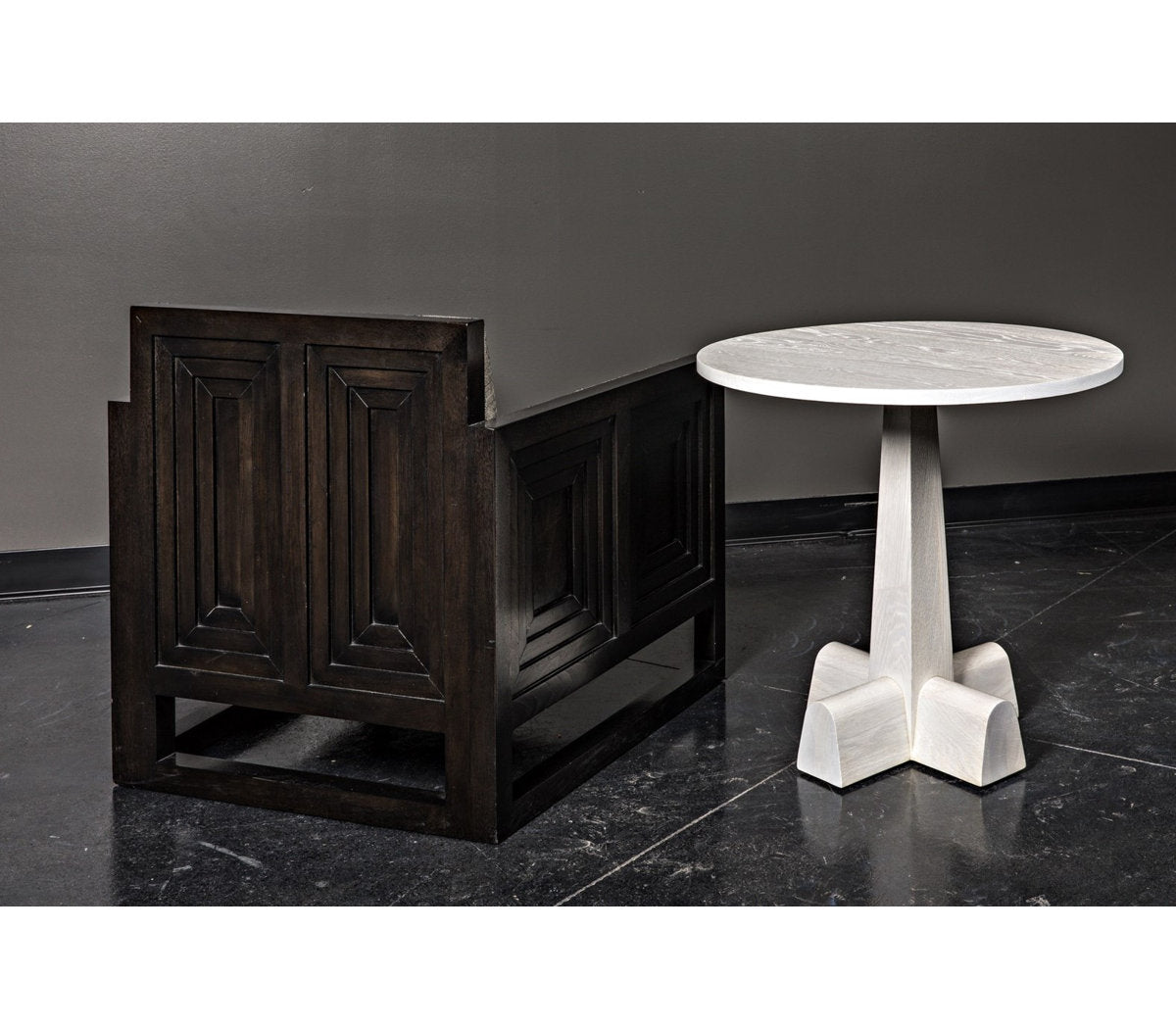 Camellia Solid Wood End Table