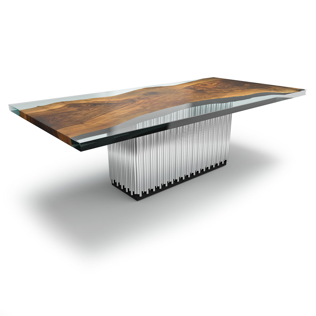 Camenta Walnut Wood Dining Table