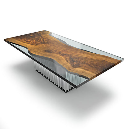 Camenta Walnut Wood Dining Table