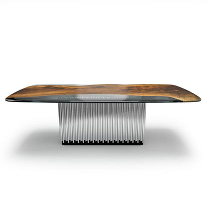 Camenta Walnut Wood Dining Table