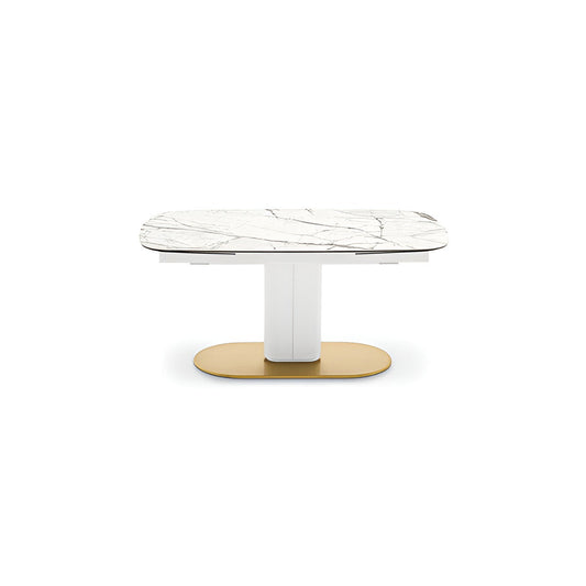 Cameo Elliptical Top Extendable Table