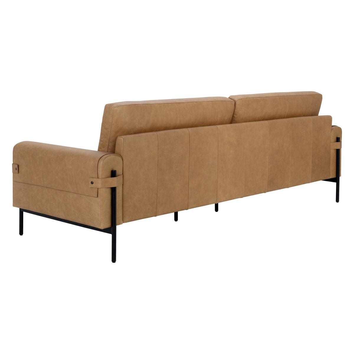 Sunpan Camus Sofa Ludlow Sesame Leather