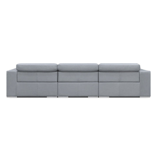 Eleanor Rigby Capri 97 Wide Genuine Leather Reclining Sofa Chaise