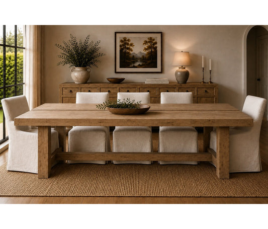 Capri Pine Wood Dining Table