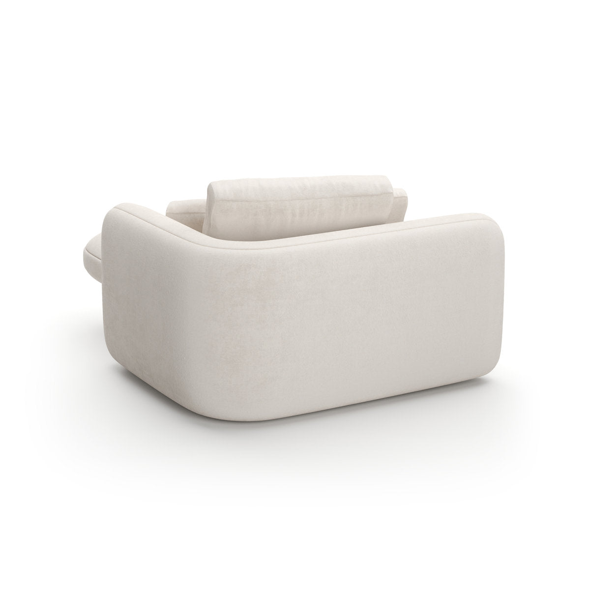 Caracole Overlap Raf Chaise Ecru