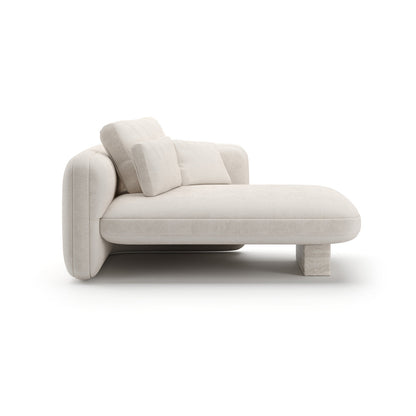 Caracole Overlap Raf Chaise Ecru