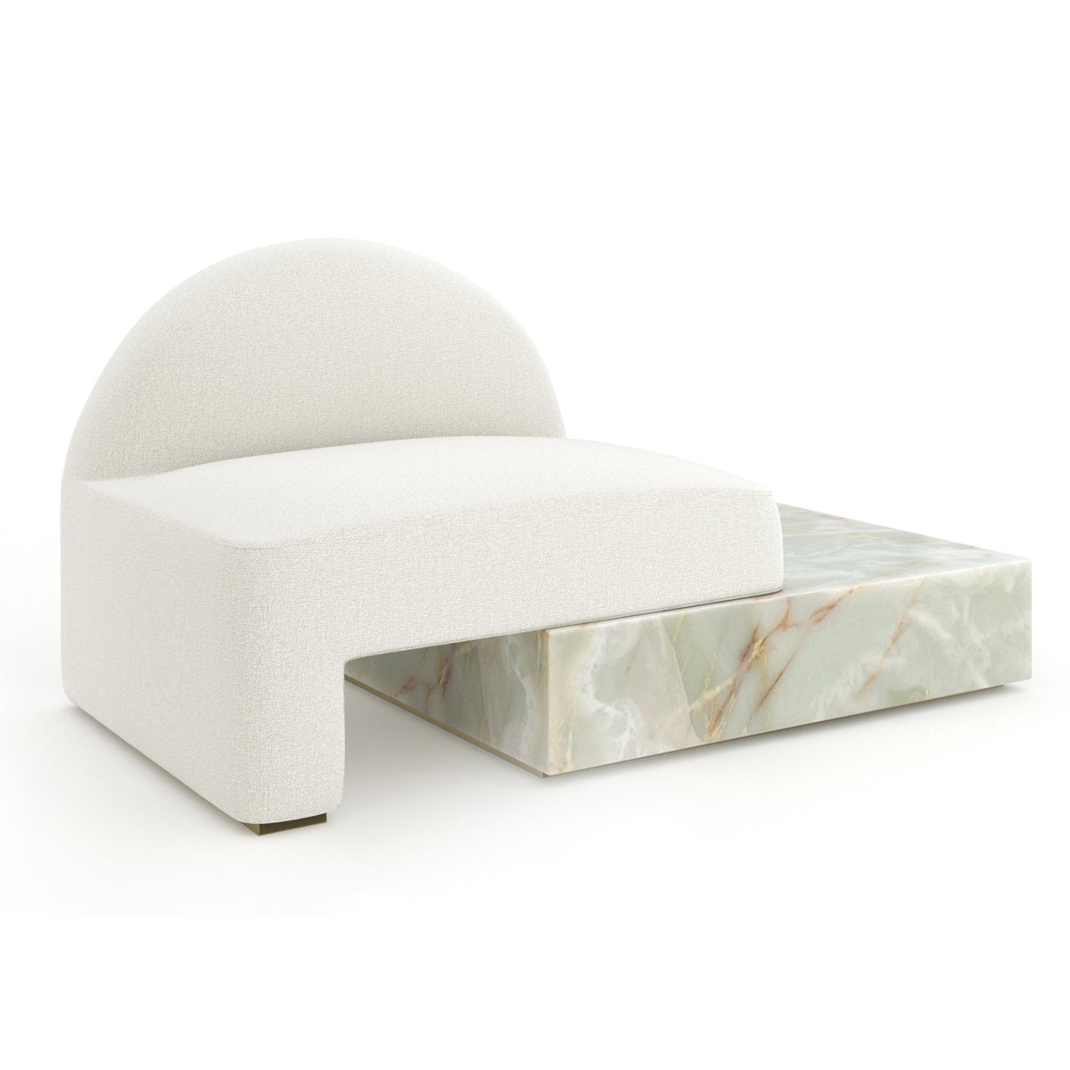 Caracole Linen Chaise Lounge