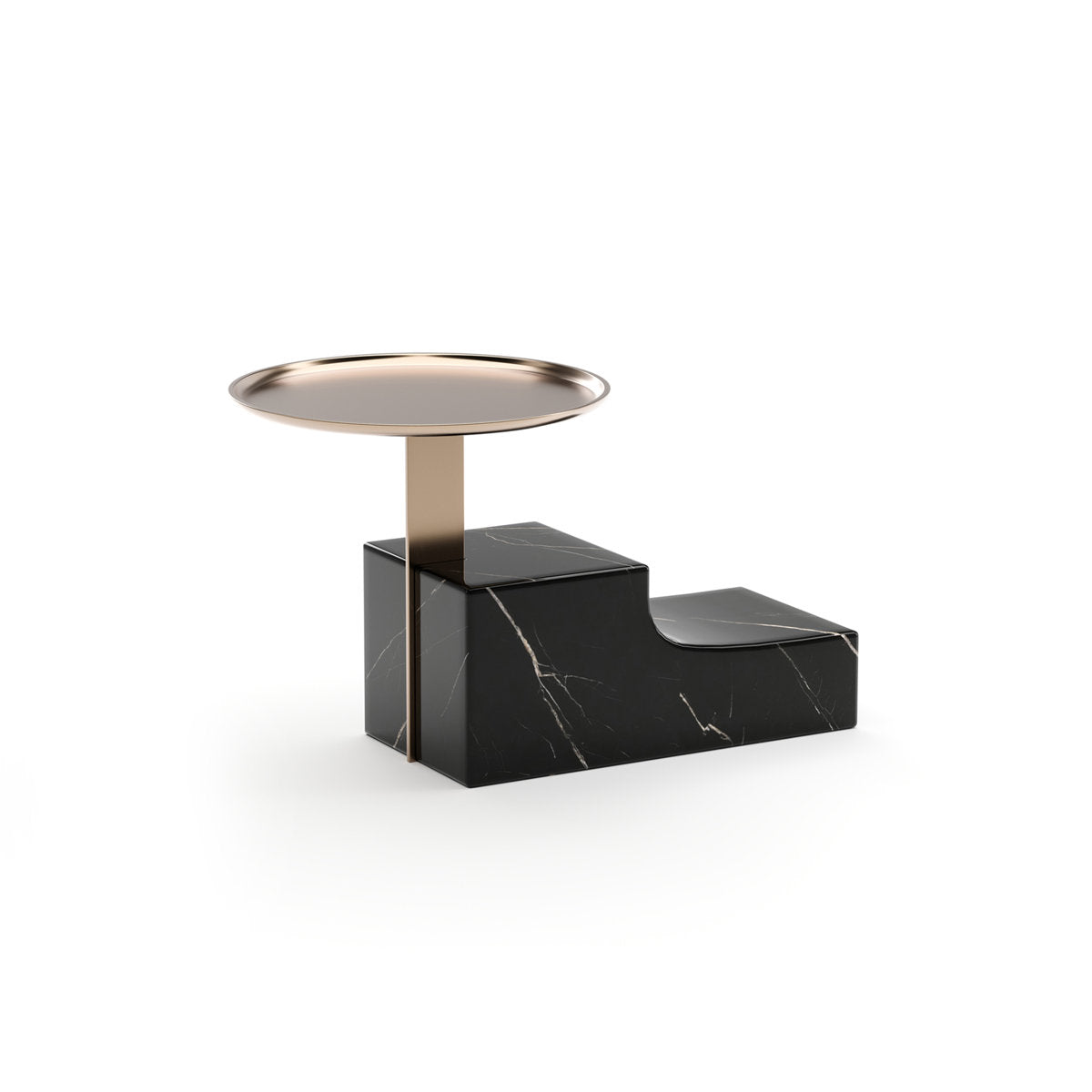 Caracole Overlap Nightstand Base Dark