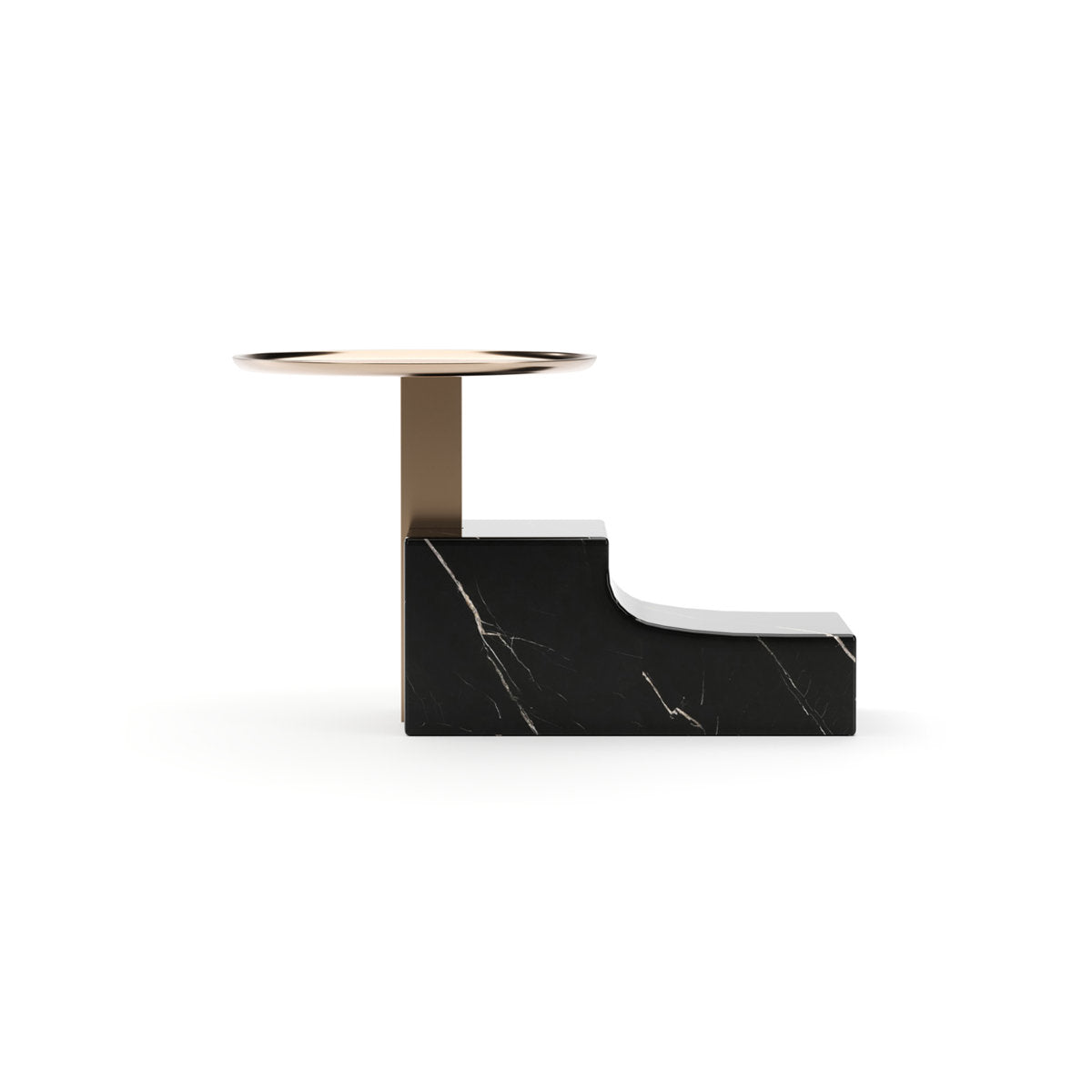 Caracole Overlap Nightstand Base Dark