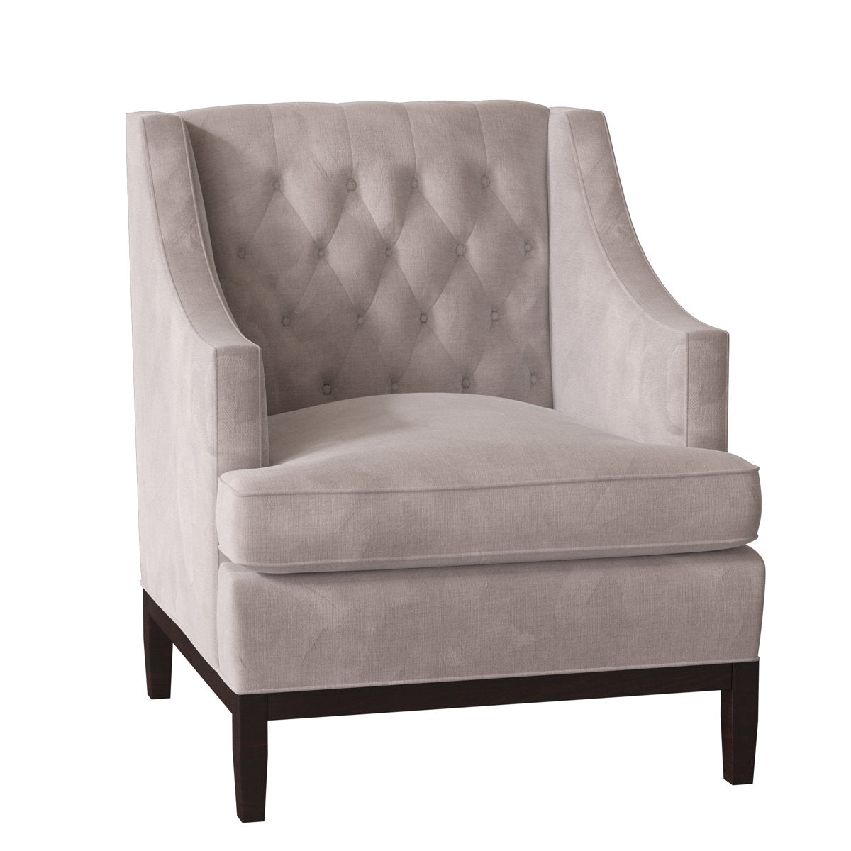 Duralee Carmel 32 Wide Tufted Down Cushion Armchair