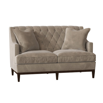 Duralee Carmel 60 Recessed Arm Loveseat