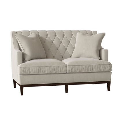 Duralee Carmel 60 Recessed Arm Loveseat