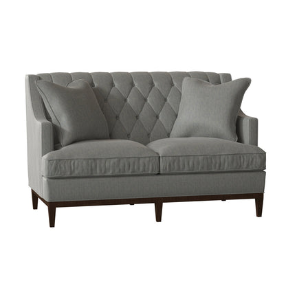 Duralee Carmel 60 Recessed Arm Loveseat