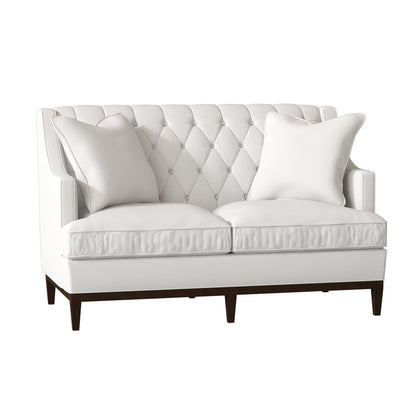 Duralee Carmel 60 Recessed Arm Loveseat