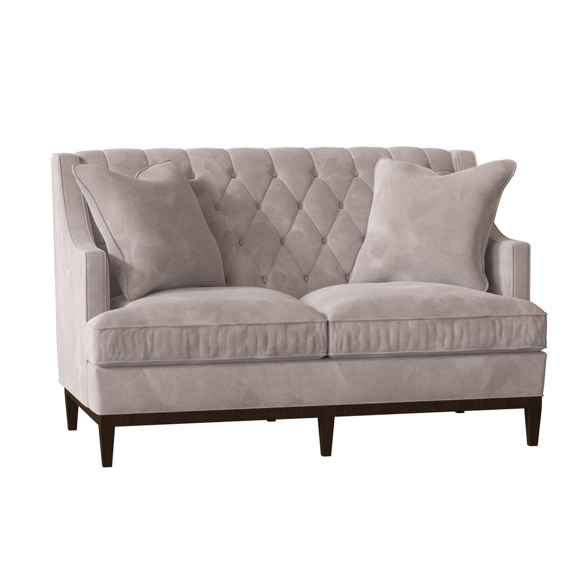 Duralee Carmel 60 Recessed Arm Loveseat
