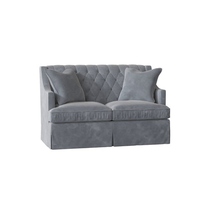 Duralee Carmel 60 Recessed Arm Loveseat