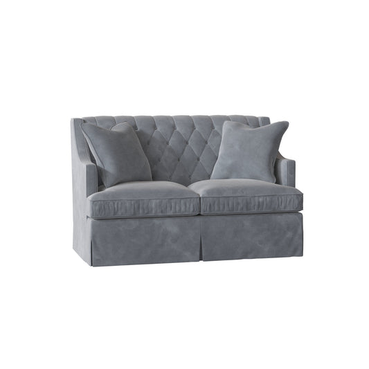 Duralee Carmel 60 Recessed Arm Loveseat