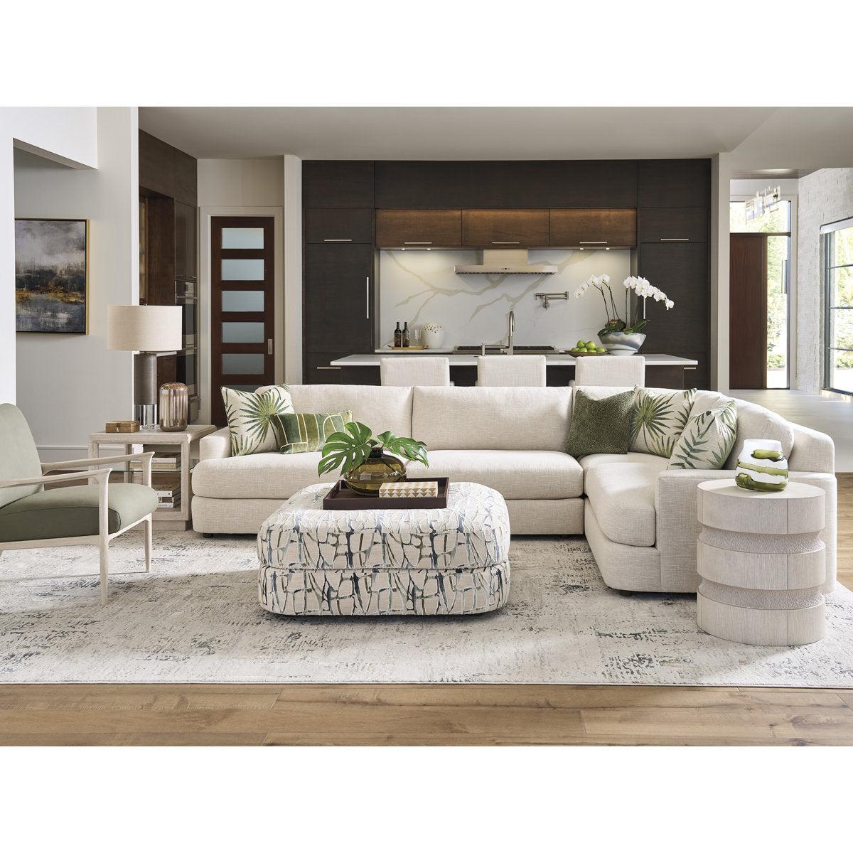 Tommy Bahama Home Carmela Bumper Ottoman