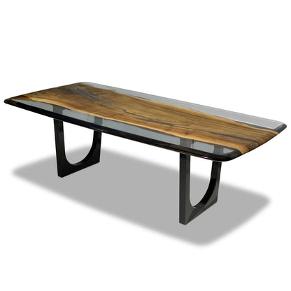 Carna Walnut Wood Dining Table