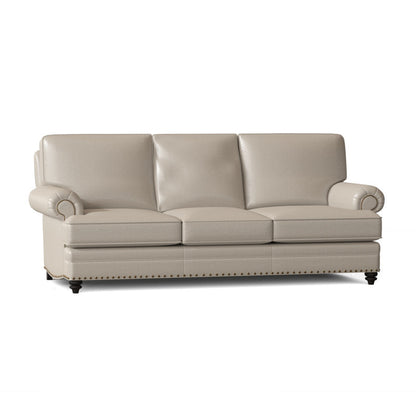 Bradington Young Carrado 875 Genuine Leather Rolled Arm Sofa