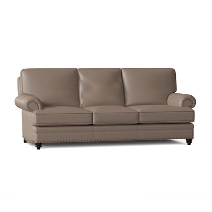 Bradington Young Carrado 875 Genuine Leather Rolled Arm Sofa