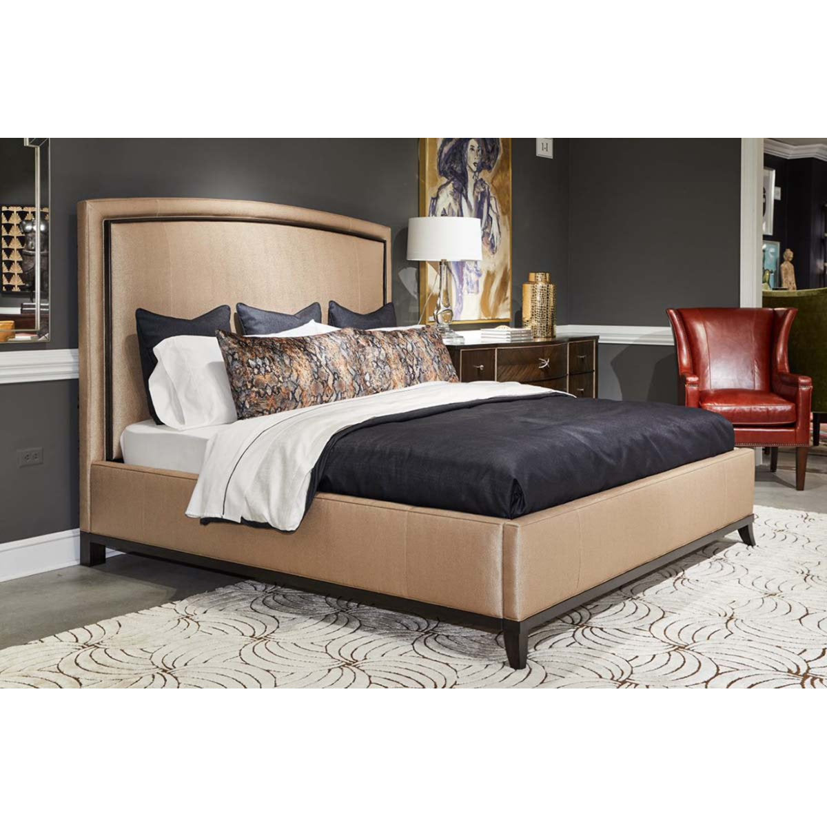 Carrington Upholstered Platform Bed