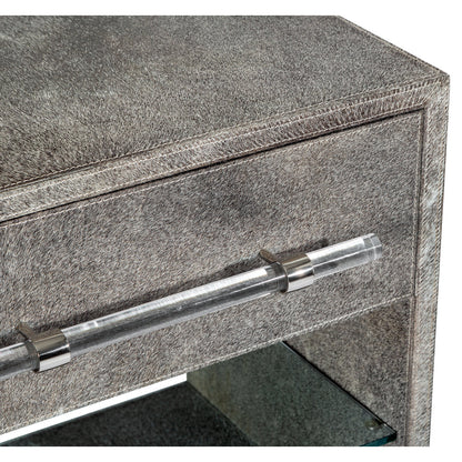 Cassian 1 - Drawer Solid Wood Nightstand