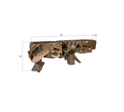 Cast Naturals Freeform Console Table