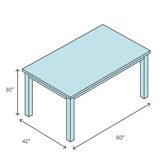 Casually Country Solid Wood Dining Table