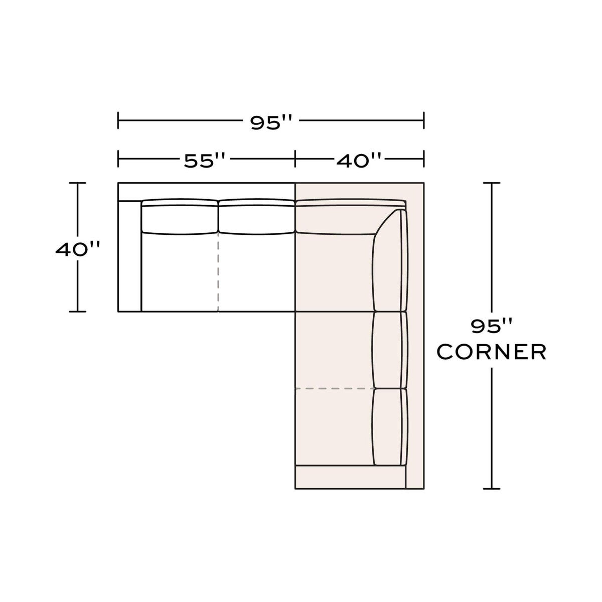 Benchmade Modern Catalina Leather Corner Sectional 95 X 95