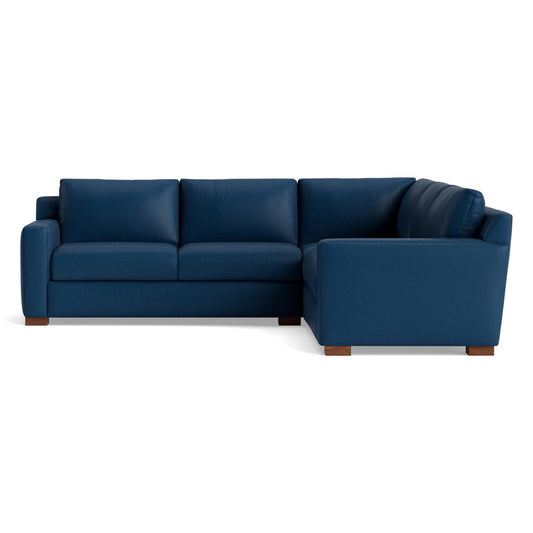 Benchmade Modern Catalina Leather Corner Sectional 95 X 95