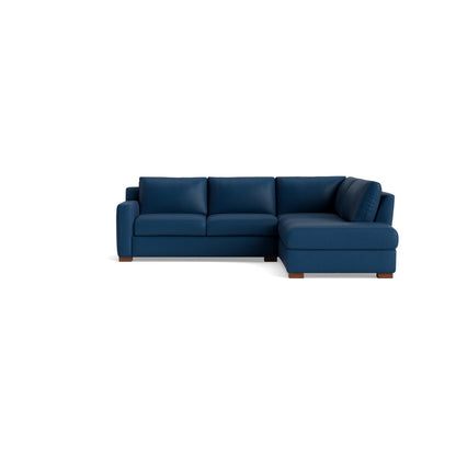 Benchmade Modern Catalina Leather Sectional With Bumper 95 X 95