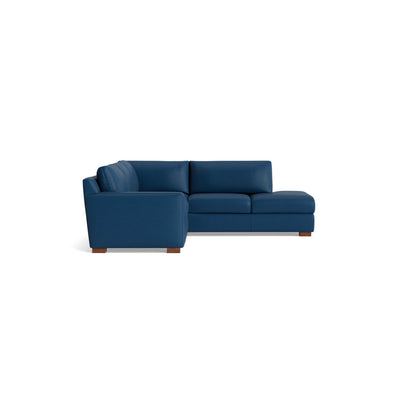 Benchmade Modern Catalina Leather Sectional With Bumper 95 X 95