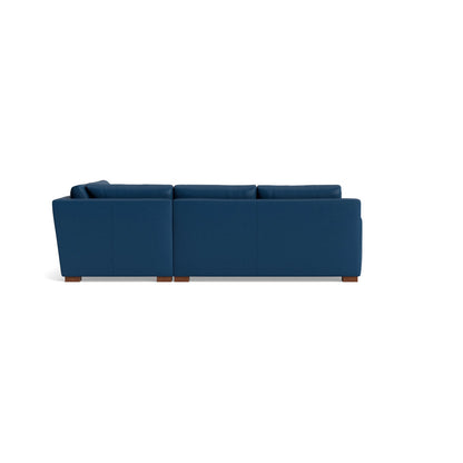 Benchmade Modern Catalina Leather Sectional With Bumper 95 X 95