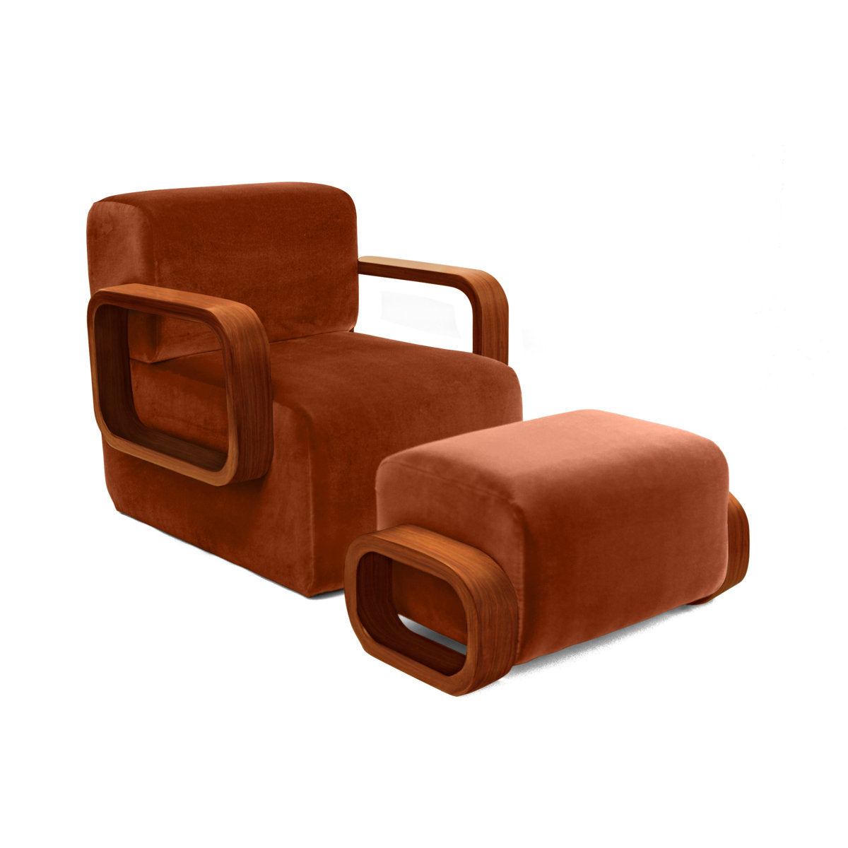 Cayenne Lounge Chair with Ottoman