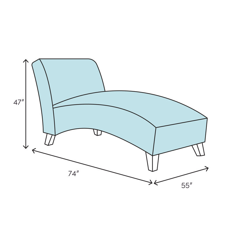 Old Hickory Tannery Large Chaise Lounge