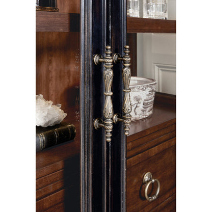 Charleston Solid Wood Lighted China Cabinet