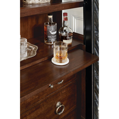 Charleston Solid Wood Lighted China Cabinet