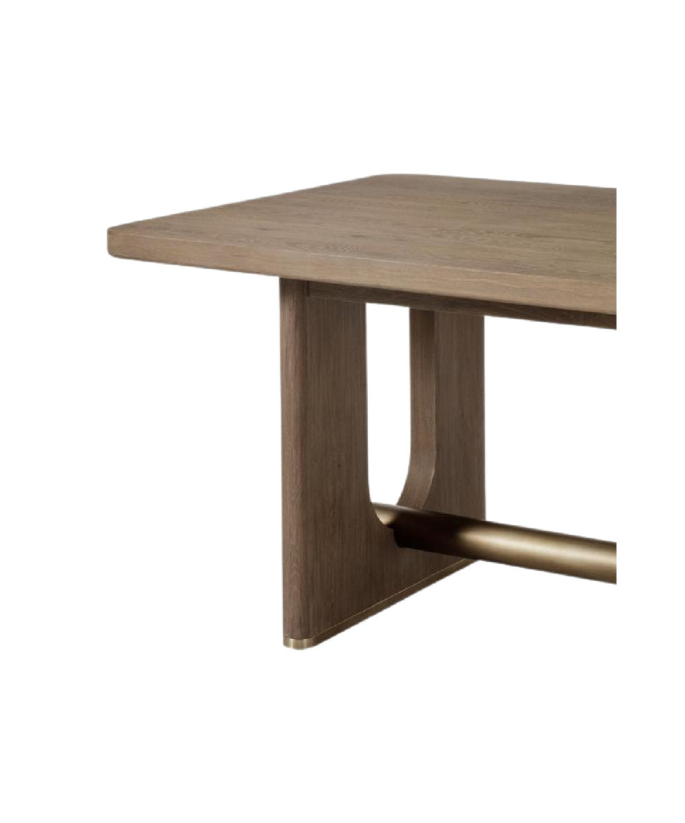 Charlie Solid Oak Dining Table
