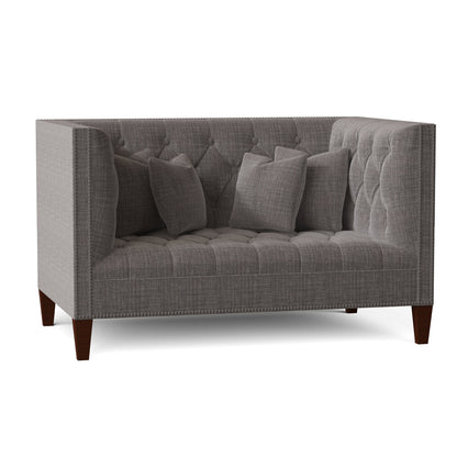 Duralee Chatham 56 Tuxedo Arm Loveseat
