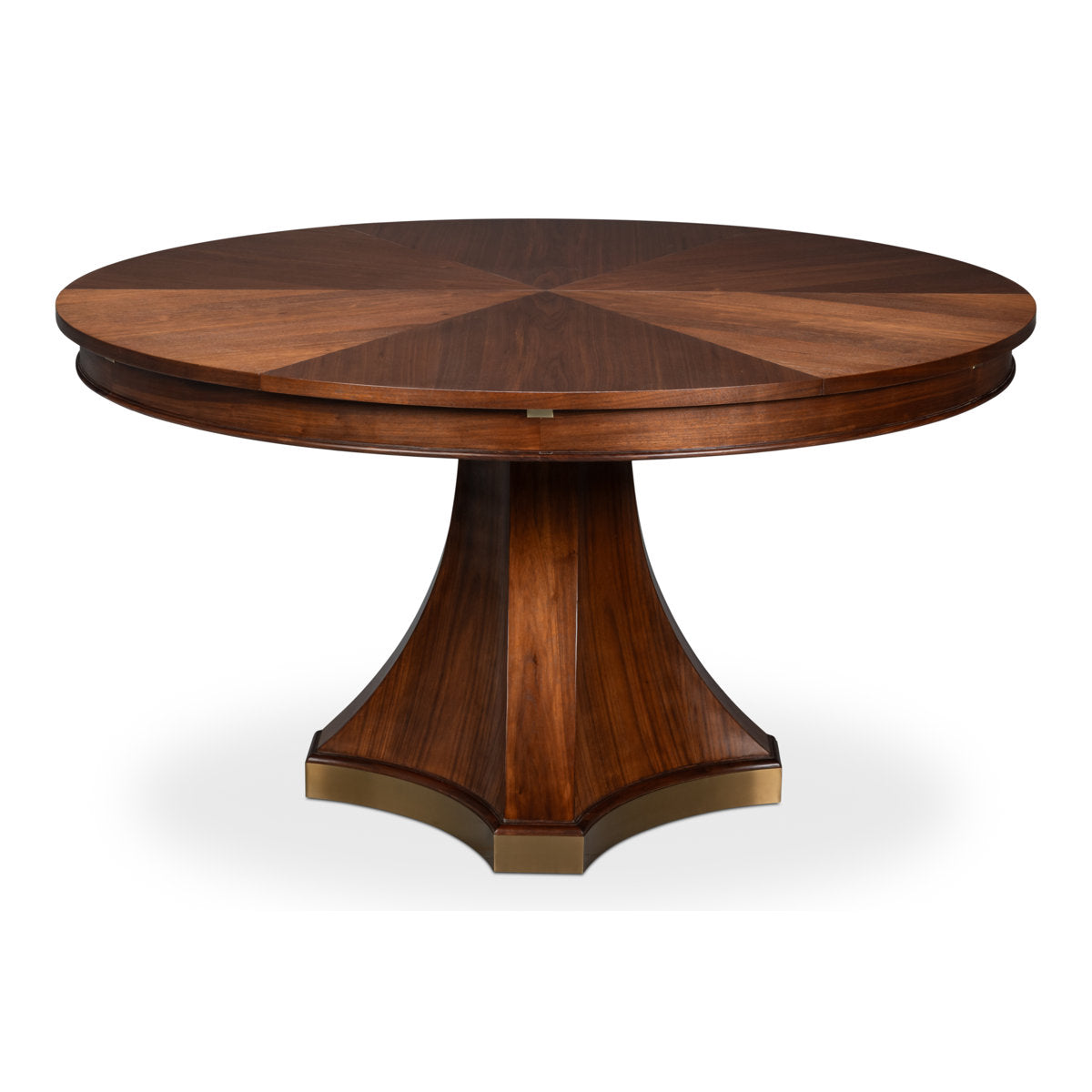 Chelsea Round Walnut Wood Dining Table