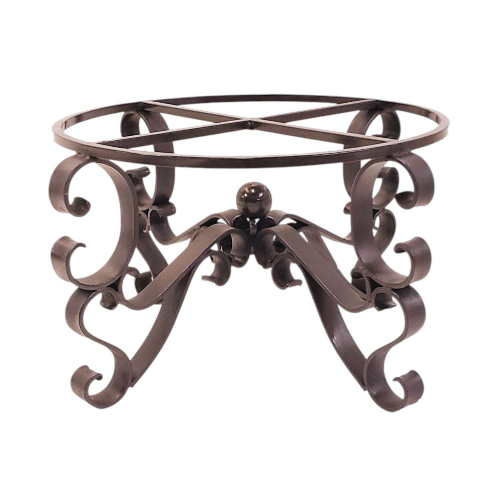 Chic Luxury Ranch Mesquite Wood Round Coffee Table Model 1237 Aaa