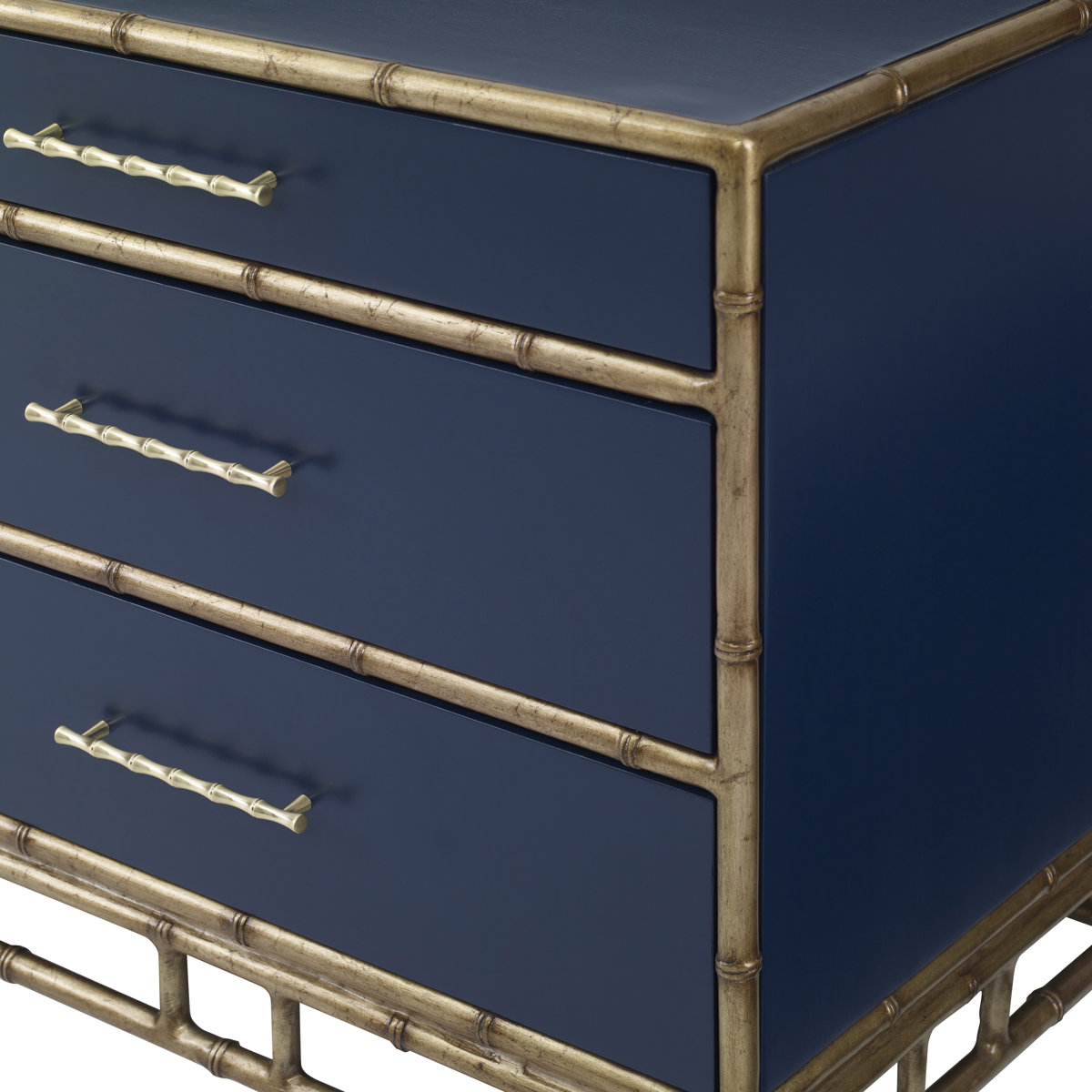 Chinoiserie 3 - Drawer Nightstand
